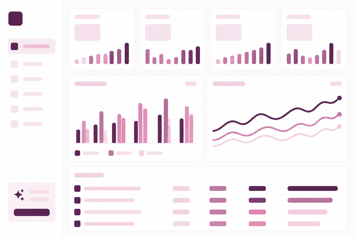 AI analysing campaign performance data to improve advertising results