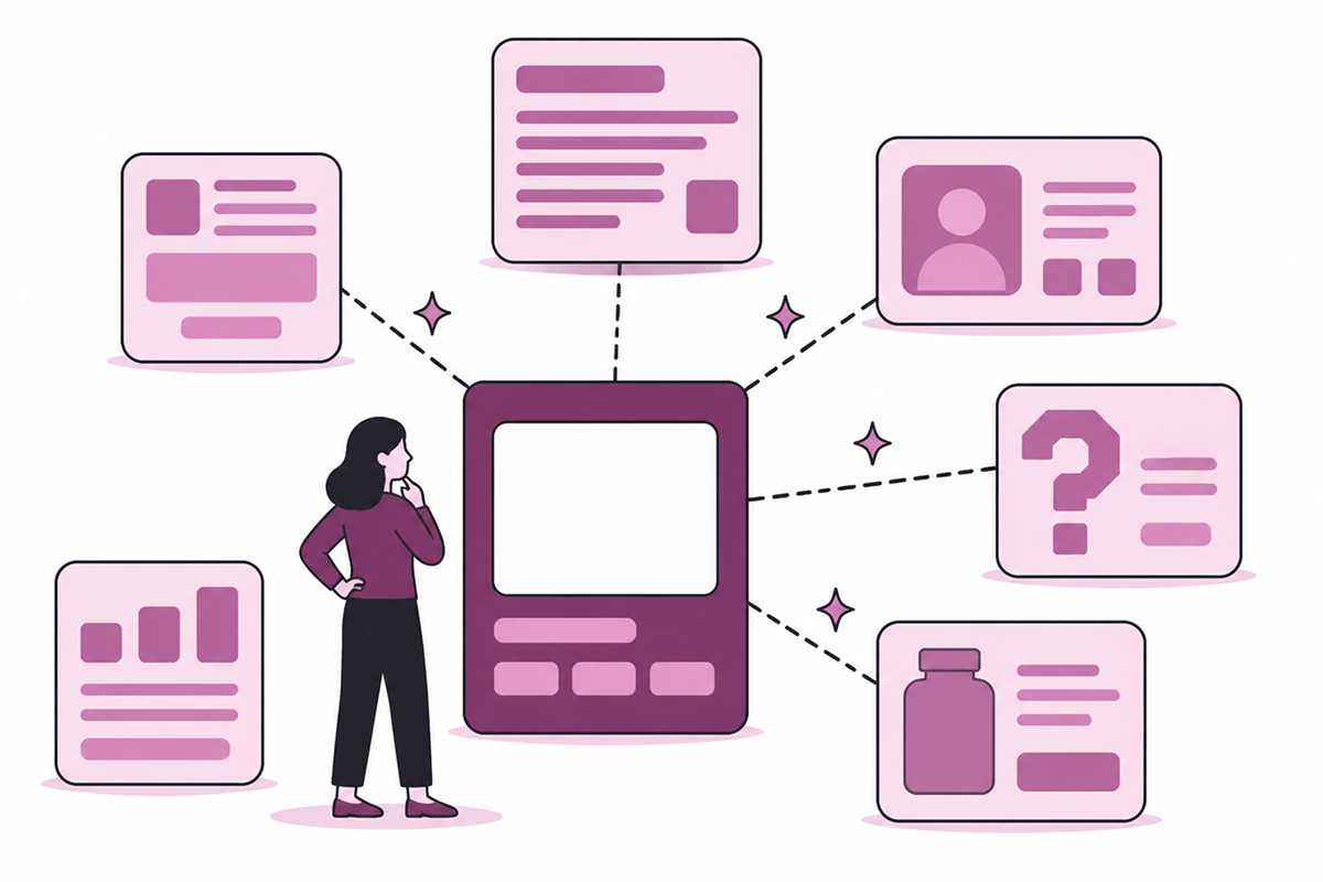 AI generating multiple social media content variations from one campaign idea