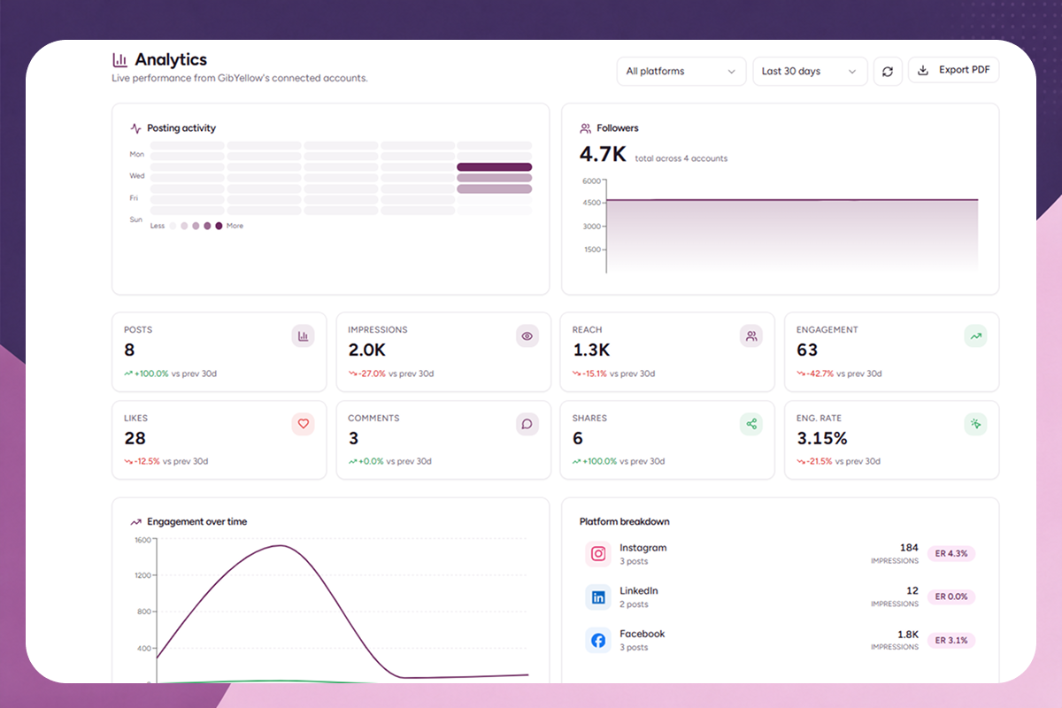 Purple+ AI Marketing Analytics
