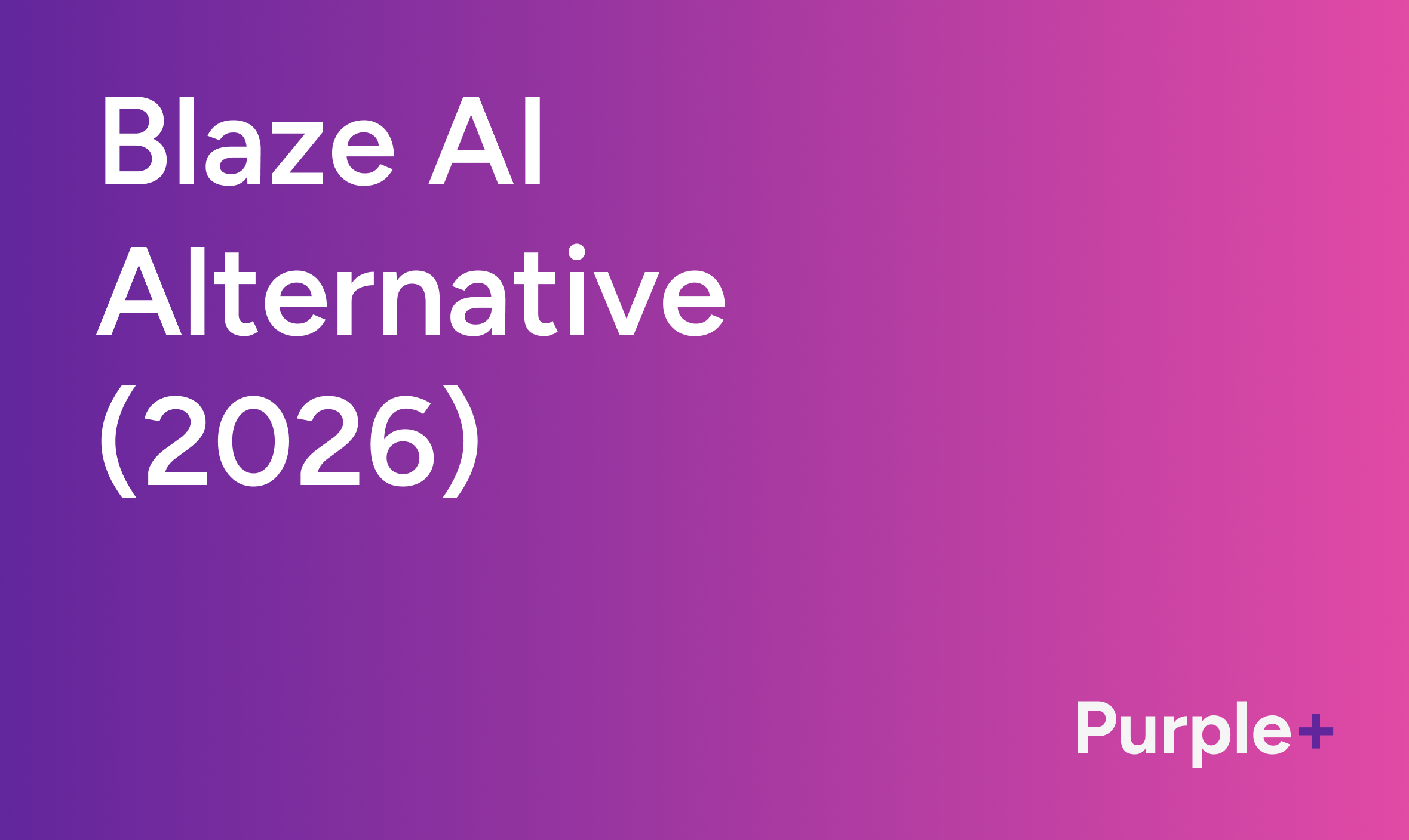 Blaze AI Alternative