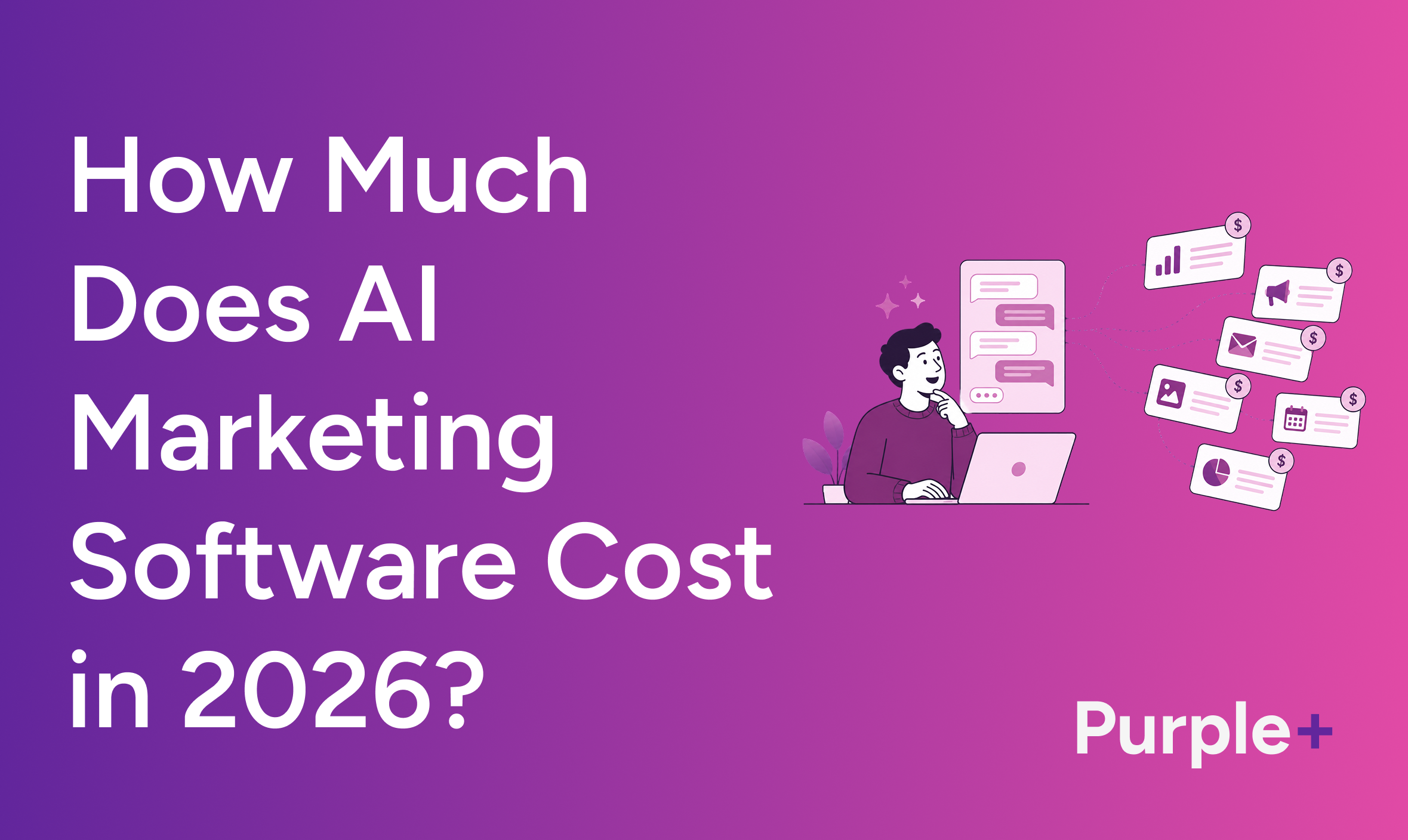 Compare costs of AI marketing software in 2026
