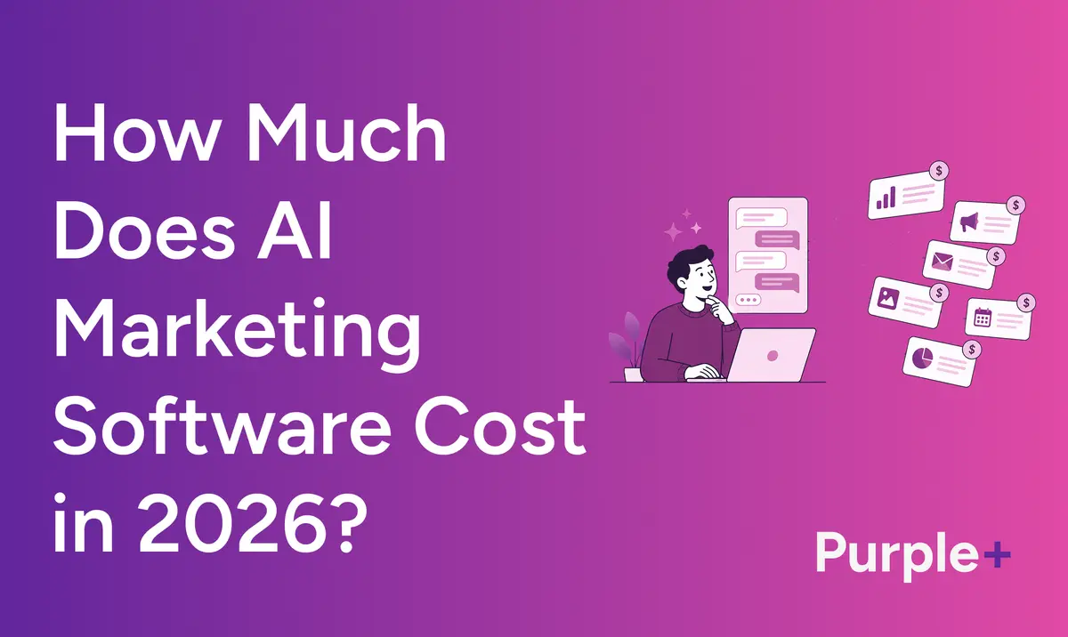 Compare costs of AI marketing software in 2026